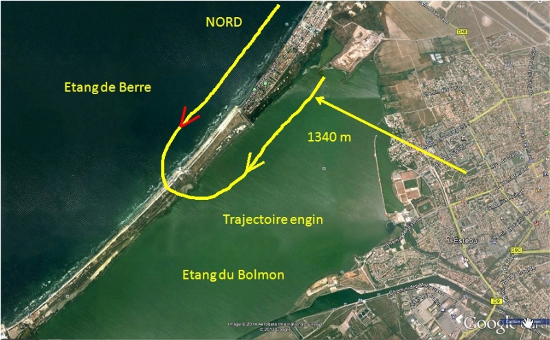 1998: le / à 02h00 - dirigéable - marignane - Bouches-du-Rhône (dép.13) - Page 2 Trajec11