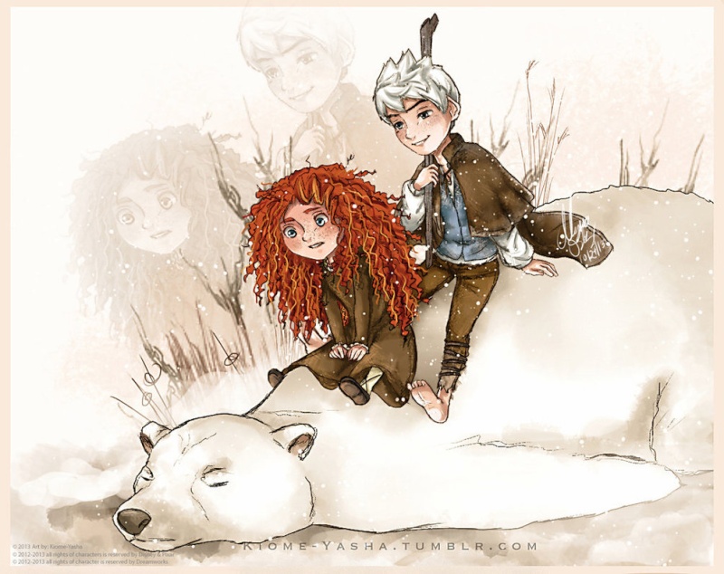 (Fan art) Merida, Rapunzel, Jack et Hiccup - The Big Four - Page 28 Jarida10