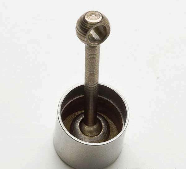 piston lightening - Lightening a piston using common tools Piston10