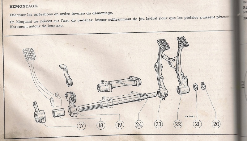 Régler frein de parking sur renault D35  (il y a du jeu) Numari52