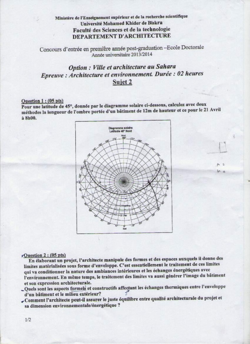 sujets concours école doctorale biskra 2013 123410