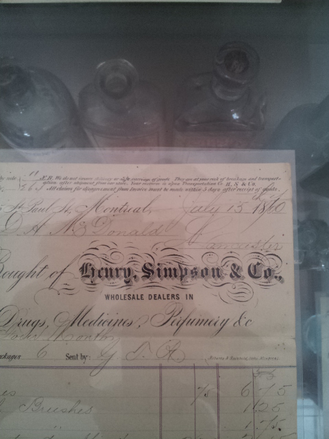 Henry, Simpson & Co. Montreal facture de 1860 20140318