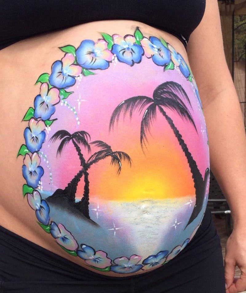 My first Belly painting... 19040611