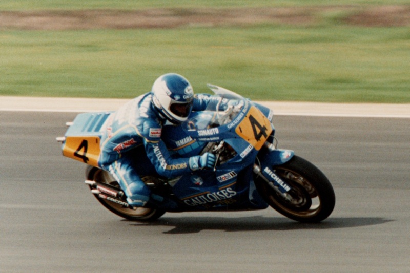 Yamaha YZR500 OW98. Christian Sarron 1989. Sarron10