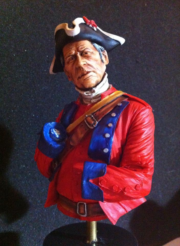 60th Royal American Rifle bust 1/10 par Carl Reid 92305510