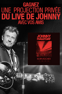 Grand Jeu Born Rocker Tour - gagnez une projection du Live de Johnny Hallyday au Grand-10