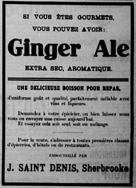 Une ginger beer de J. St-Denis Sherbrooke? J_st-d10