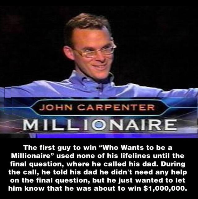 John Carpenter on Who "Wants to be a Millionaire" This_i10