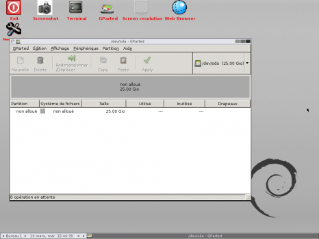 comment  convertir un disque MBR en GPT vice versa en utilisant le logiciel GParted 710