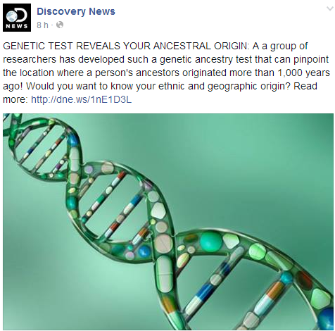 Genetic Test Reveals Your Ancestral Origin Temp2201
