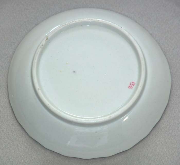 late 18th or early 19th century English saucer ID maker please 158sau11