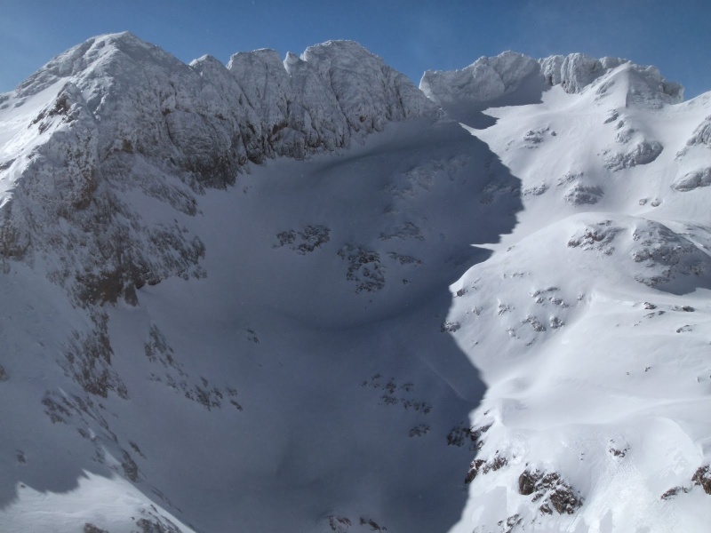 Pico de la Collada Blanca y estado de la nieve(17-2-14) Picos 1021