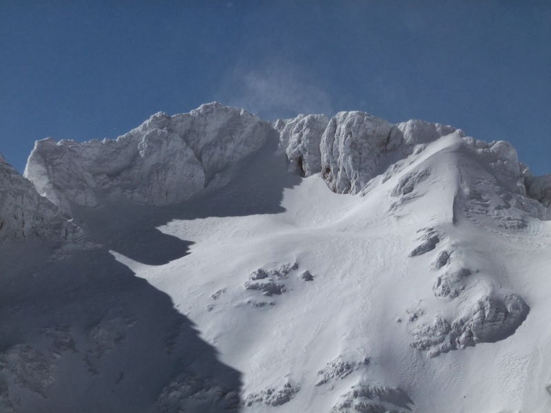 Pico de la Collada Blanca y estado de la nieve(17-2-14) Picos 1121