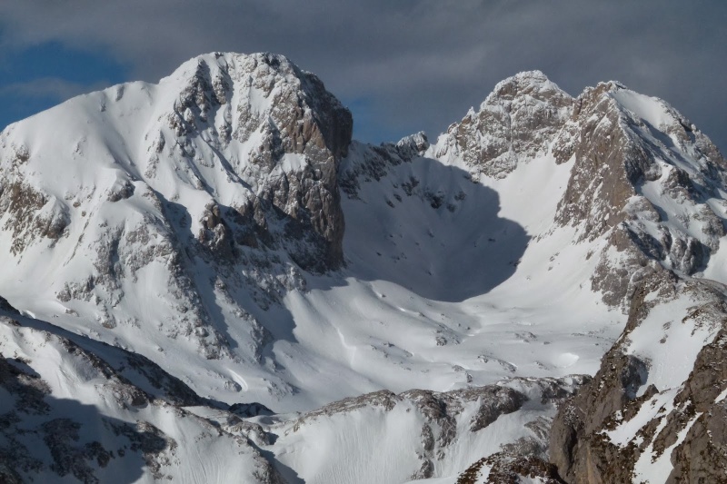 Pico de la Collada Blanca y estado de la nieve(17-2-14) Picos 230