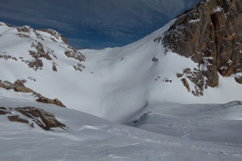 Pico de la Collada Blanca y estado de la nieve(17-2-14) Picos 626