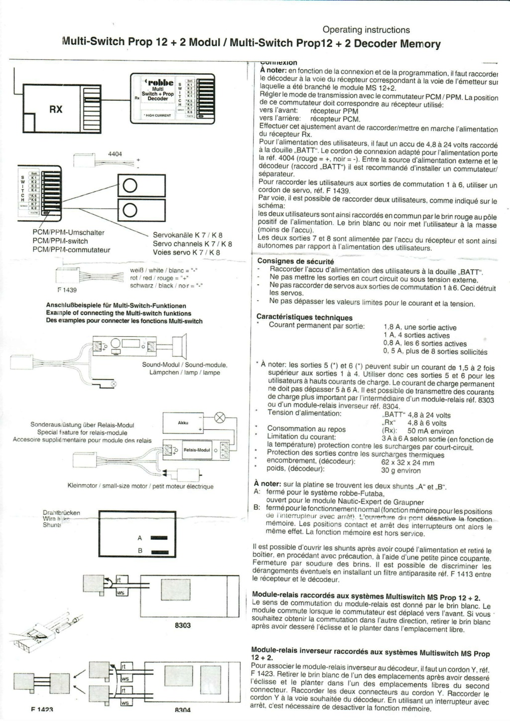 Quelques questions sur les Futaba F16 et FC 16 Robbe_10