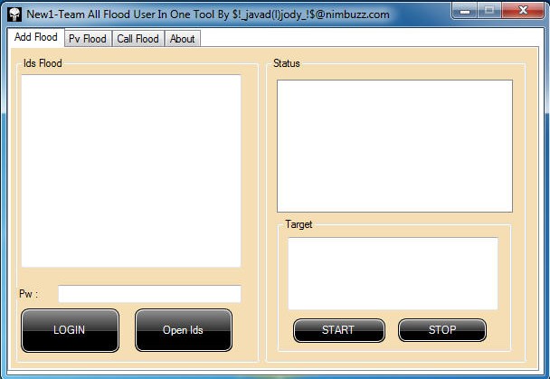 New1 All Flood user in one Tool(Add & pv & call)speed to0op 111