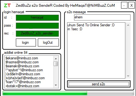 ZedBuzz S2o Sender 1000in1sec Coded By HemaQat@n.c 312