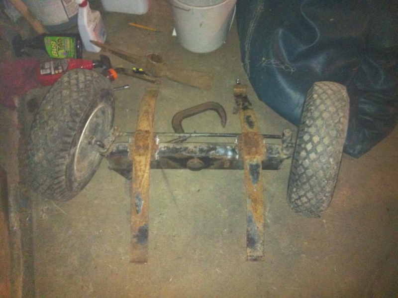 Leaf springs on front mower axle conversion: How to! 11508910