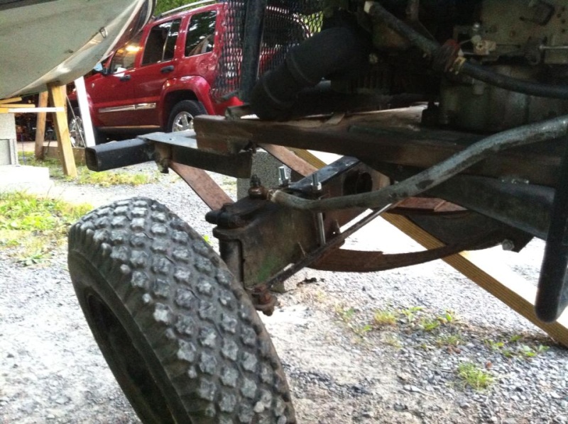 Leaf springs on front mower axle conversion: How to! 99985910