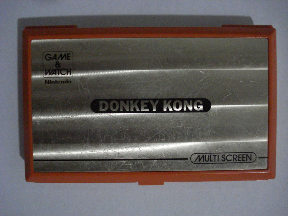 Le jeu n°1 de mon enfance .DONKEY KONG sur Nintendo (jeu electronique portable). 1000x110