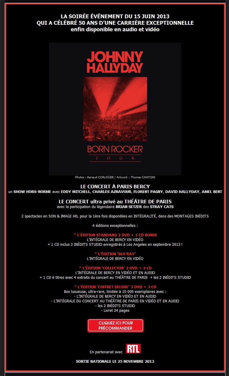 Dvd / Cd / Vinyle - Born  Rocker Tour Comman10