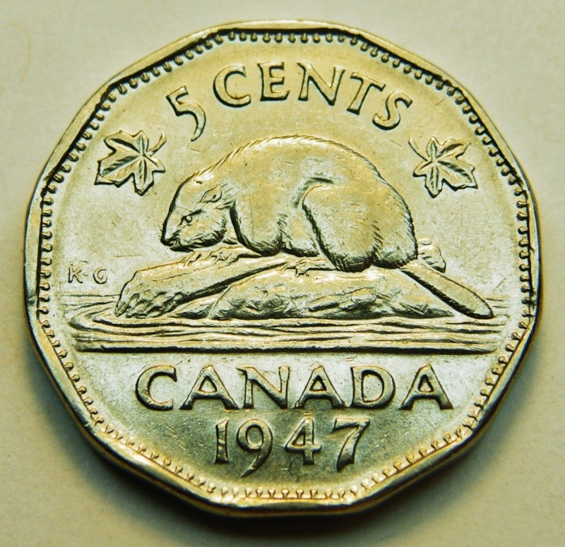 1947 - "4" Partiellement Obstrué (Filled "4") & Coins Entrechoqués Avers & Revers (Die Clash) Dscf5116