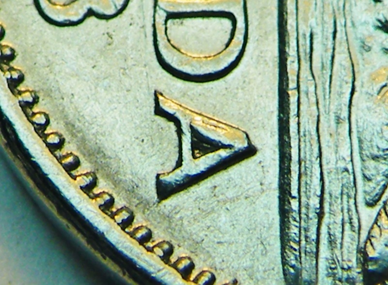 1963 - 1963 - Éclat de Coin dernier "A" de CANADA (Die Chip in last "A") Dscf5123