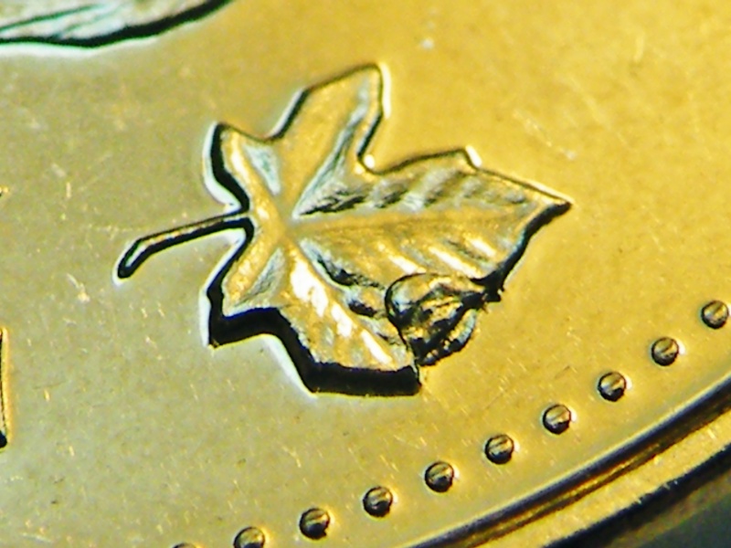2011 - Éclat de Coin, Feuille Gauche # 2 (Die Chip Left Leaf ) Dscf5522