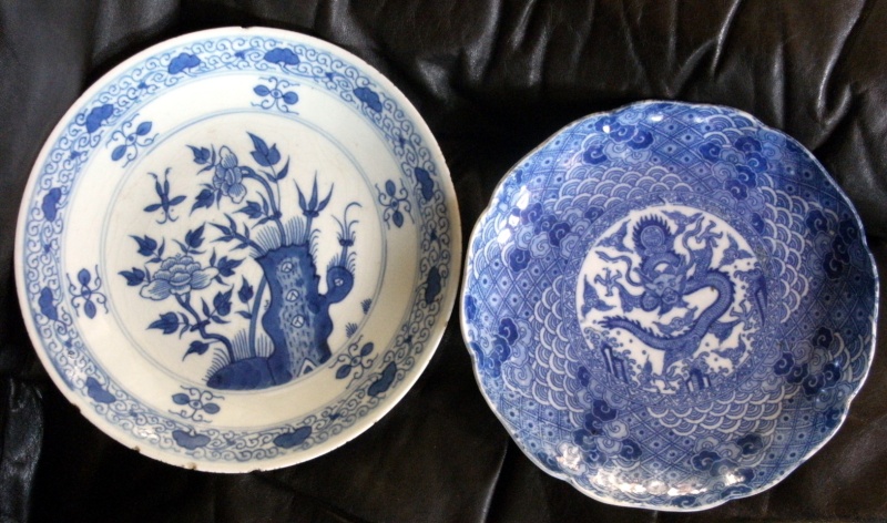 ASSIETTES Chinoises BLANC BLEU WANLI ou KANGXY Chinoi14