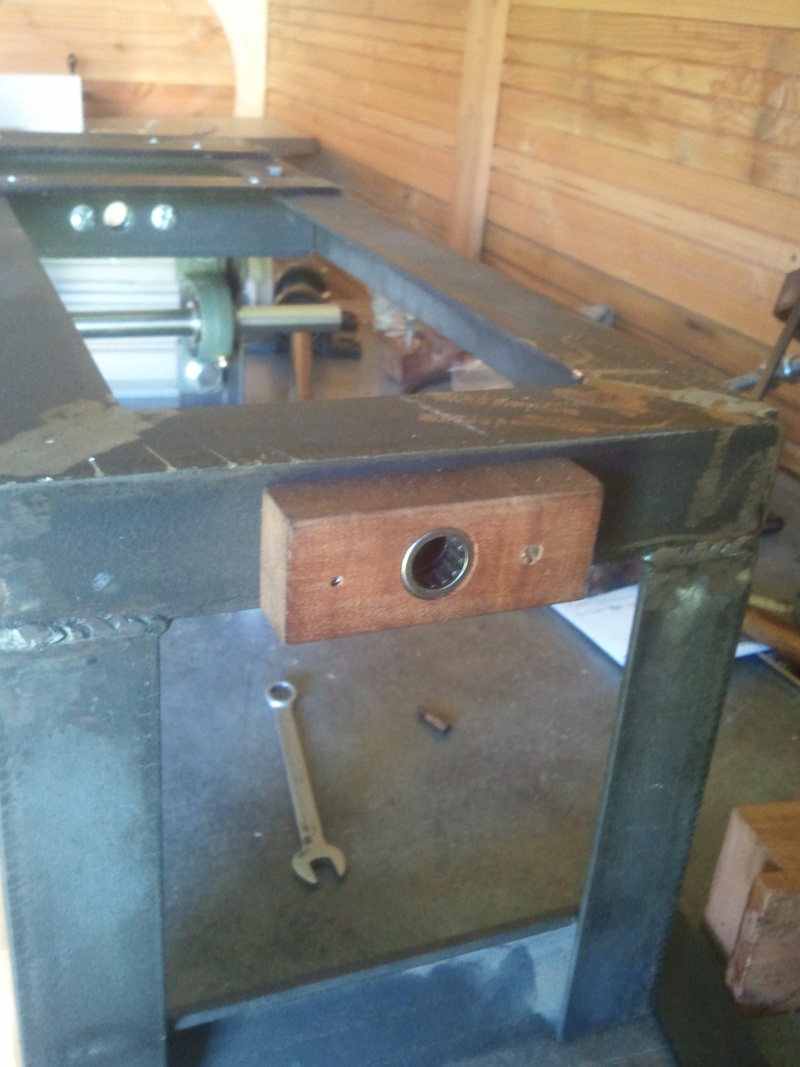 Construction d'un scie sur table en bois/metal Roulem10