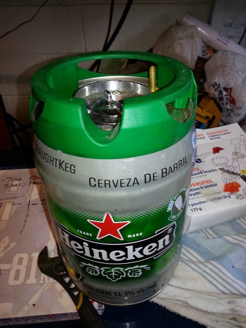 Heineken Mini Keg Fuel Tank 20140315