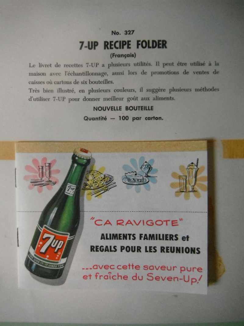 livre de recette 7up des années 50 02410