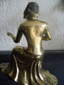 art deco experimental Modell Figure Bronze / Gold with Aliminium Head HELP 310