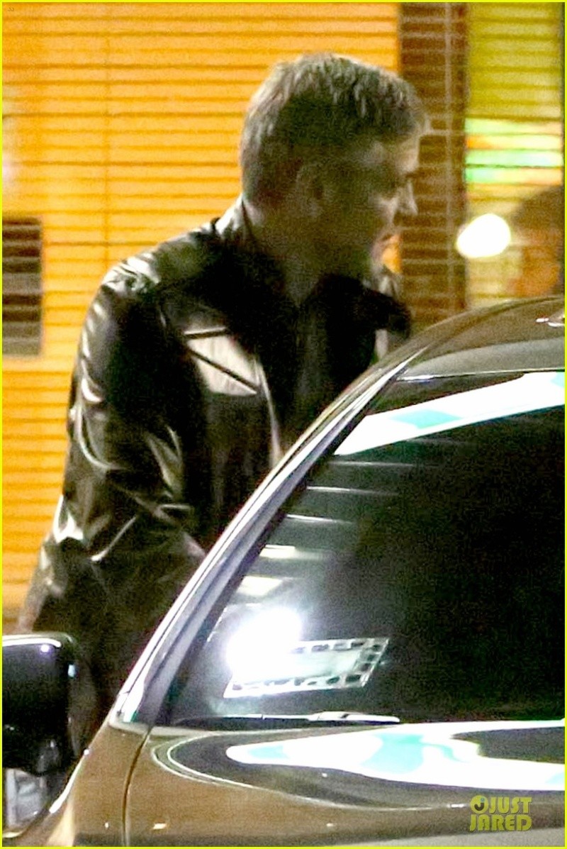 4 April 2014: George Clooney out to dinner near his home in Los Angeles  Ttt13