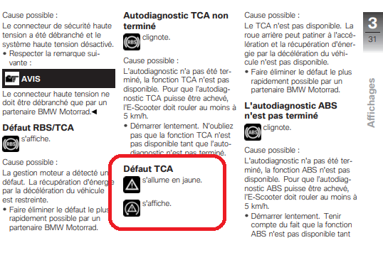 Defaut TCA qui s'allume apres une recharge mais qui s'en va Tca10