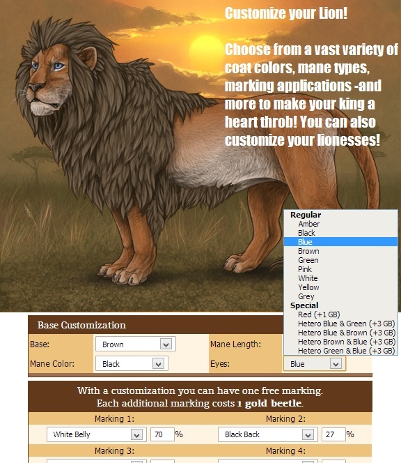 Lioden - Create your own lion Pride Custom10