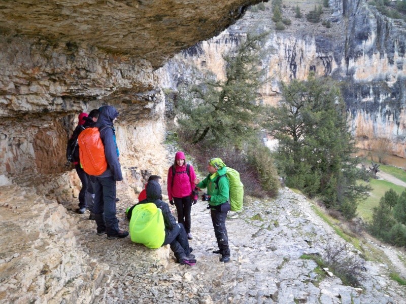 Senderismo y espeleología: 8 y 9 de febrero 2014 - Cañón del Río Lobos y Cueva de la Galiana 043_mi10