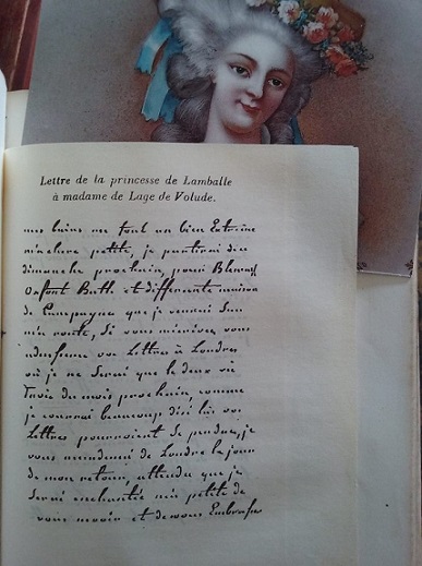 La maladie de la princesse de Lamballe Lettre12