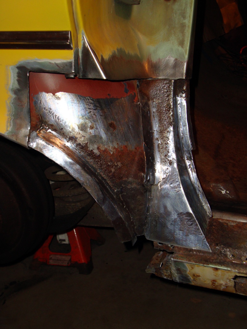 More surprises, more cutting, more welding, and a LOT more grinding! Dsc01810