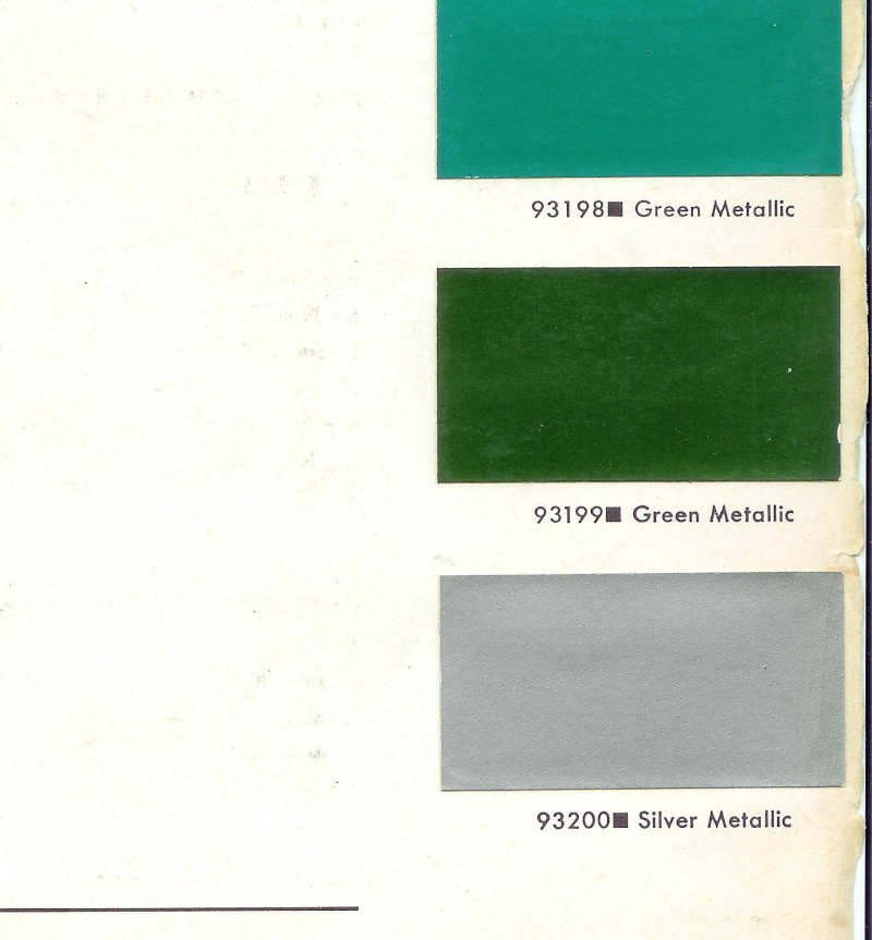 1959 Pontiac Color codes Dupont13