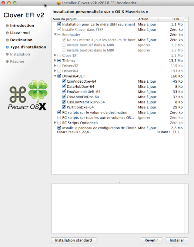 Information sur Clover 263