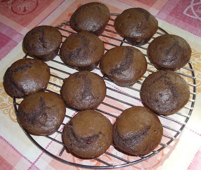 Muffins aux pépites de chocolat Dscn3124