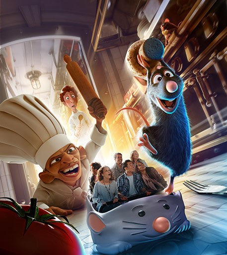 ( Walt Disney Studios / Toon Studio ) Mini-land Ratatouille- Attraction-Restaurant-Boutique ( ouverture été 2014 )  Ratato17