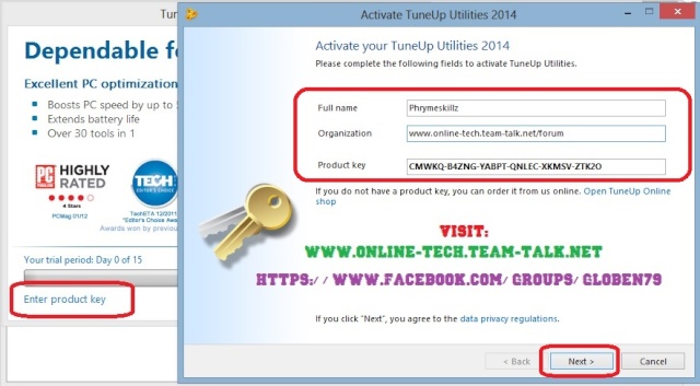 TuneUp Utilities 2014 14.0.1000.145 with Key Tuneup13