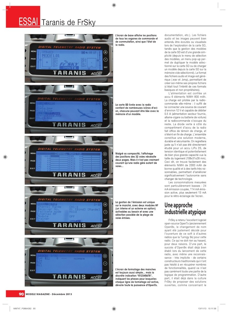Article Modele Magazine Décembre 2013 Modele12