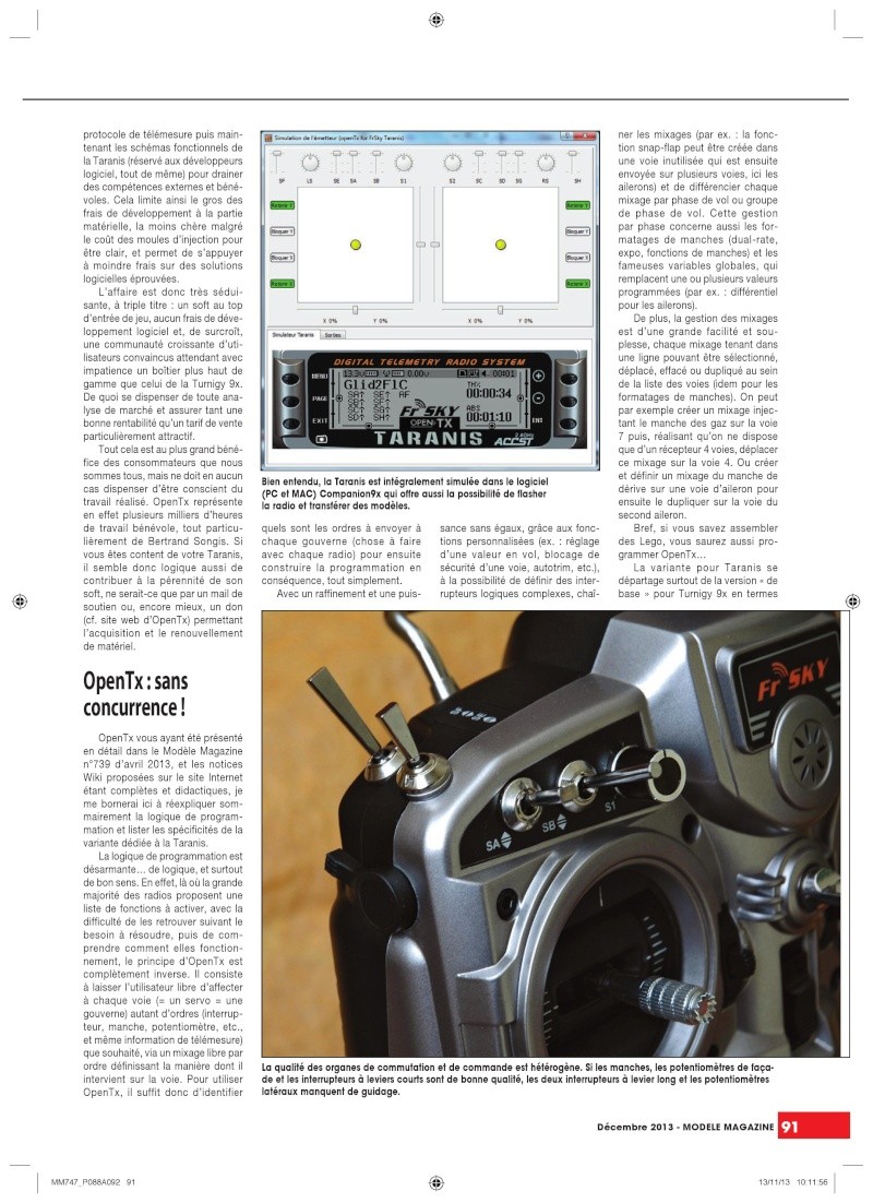 Article Modele Magazine Décembre 2013 Modele13