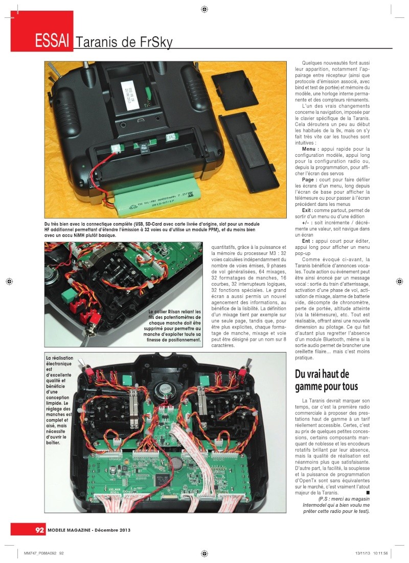 Article Modele Magazine Décembre 2013 Modele14