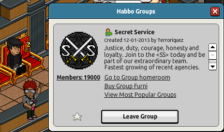 Secret Service, 18k members  19k10