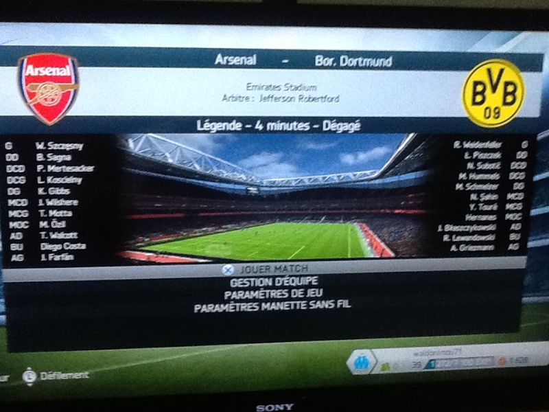 Arsenal vs Dortmund Avant-12